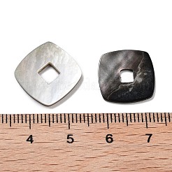 Natürliche schwarze Lippe Shell Cabochons SSHEL-D084-03A