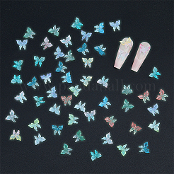 240 Stück 12 Farben leuchtende Harz-Cabochons MRMJ-HY0001-24