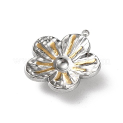 304 Edelstahl Anhänger Strass Fassungen STAS-Z146-01GP