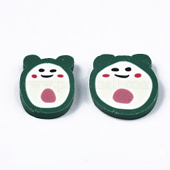 Handgemachter Ton-Cabochon CLAY-T016-19A
