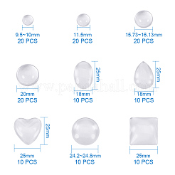 Glas cabochons GGLA-PH0004-08