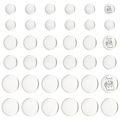 150 Stück 3 Stil 304 Edelstahl Stempel Blanko Tag Cabochons STAS-UN0055-70