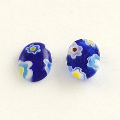 Handgefertigte Millefiori Glas Cabochons LK-R006-12