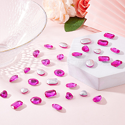 64 Stück Glas-Strass-Cabochons im 4-Stil RGLA-FG0001-12