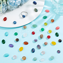 40 Stück 20 Stile gemischte Edelstein-Cabochons G-HY0001-54