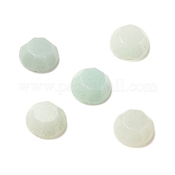 Amazonit Cabochons mit natürlichen Blüten G-B146-01C