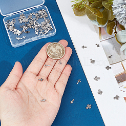 100 Stück Cabochons aus Zinklegierung in 5 Stilen MRMJ-CP0001-20