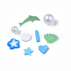 Handgemachter Ton-Cabochon X-CLAY-N006-87