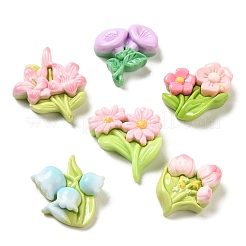 Undurchsichtige Decoden-Cabochons aus Harz RESI-R448-05
