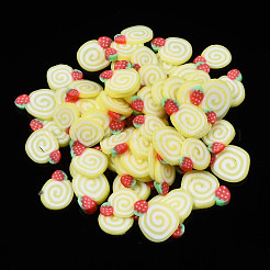 Handgemachter Ton-Cabochon CLAY-N006-70