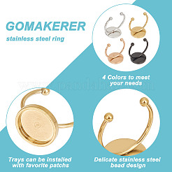 DIY-Set zur Herstellung von Rohlingen für offene Manschettenringe FIND-DC0004-74