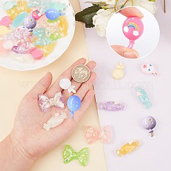 40 Stk. 20 Arten opake Harz-Cabochons CRES-SC0002-20