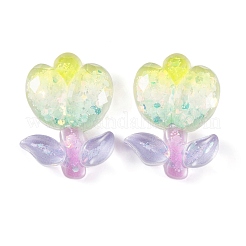 Transparente Epoxidharz-Blumen-Decoden-Cabochons CRES-M034-01C