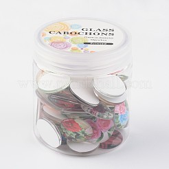 Glas cabochons GGLA-JP0003-15