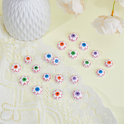 32 Stück 8 Stile Harz Handwerk Puppenaugen Cabochons DIY-FH0007-28