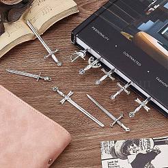 24pcs 6 große Anhänger aus Legierung im tibetischen Stil TIBE-SC0001-54
