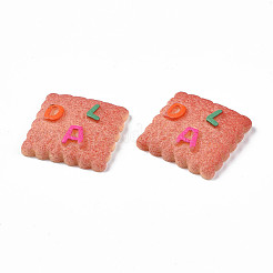Undurchsichtige Cabochons aus Epoxidharz CRES-S358-61