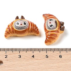 Undurchsichtige Harzimitat Brot Decoden Cabochons RESI-S396-03