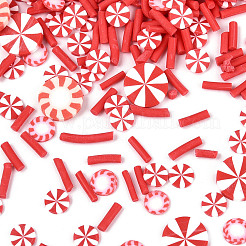 Weihnachtliche handgemachte Polymer Clay Cabochons CLAY-N013-03