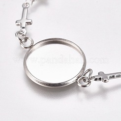 Herstellung von Armbändern aus Edelstahl 304 STAS-WH0014-19P