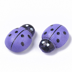 Cabochons aus Ahornholz sprühlackiert WOOD-E018-11A-M