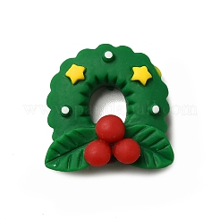 Undurchsichtige Harz-Cabochons des Weihnachtsthemas RESI-C023-01O