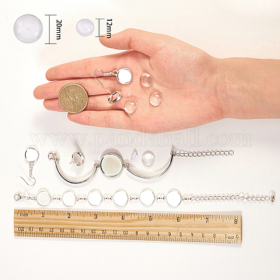 Shop SUNNYCLUE 1 Box DIY Cabochon Earrings Bracelet Making Kit With