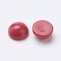 Synthetische Korallen Cabochon G-F501-03-6mm