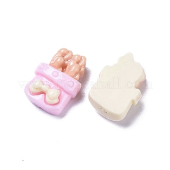 Undurchsichtige süße Decoden-Cabochons aus Harz RESI-B024-01K