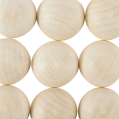 Unfertige Holz Cabochons WOOD-CJ0001-10
