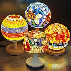Mosaikfliesen Glascabochons DIY-P045-03