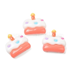 Undurchsichtige Decoden-Cabochons aus Kunstharzimitat für Lebensmittel RESI-Z007-01D