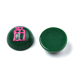 Undurchsichtige Harz-Email-Cabochons CRES-N031-020