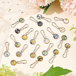 2sets 2 stil 304 edelstahl anhänger schlüsselbund KEYC-BC0001-05