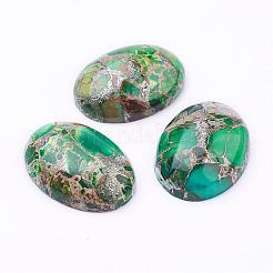 Synthetischer Regalit / imperialer Jaspis / Seesediment-Jaspis-Cabochons G-E377-01A