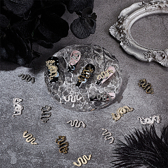 80 stücke 8 stil legierung cabochons MRMJ-OC0003-86