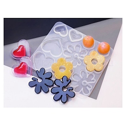 Silikonformen für Anhänger und Cabochon im böhmischen Stil DIY-A039-04