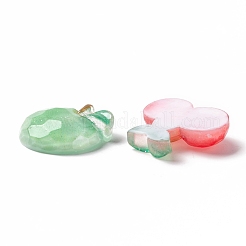 Cabochons aus transparentem Harz mit Herbstthema CRES-A050-19