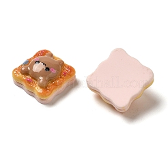 Toastbrot Motiv Harz Decoden Cabochons RESI-Q231-10