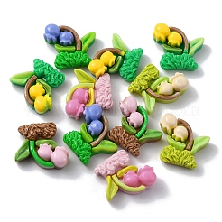 Undurchsichtige Decoden-Cabochons aus Harz CRES-P030-A