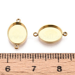 Cabochon-Fassungen für Verbindungsstücke aus Edelstahl 304 STAS-N115-35G