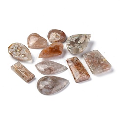 Natürliche Kirschblüten-Achat-Cabochons G-I306-02