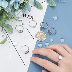DIY-Sets zur Herstellung von Fingerringen aus Edelstahl DIY-UN0002-29P