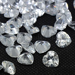 Zirkonia zeigte zurück Cabochons ZIRC-M005-5mm-007