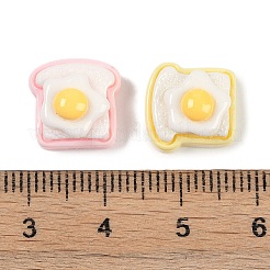 Macaron Farbe Ei Thema opake Harz Decoden Cabochons CRES-M036-10F