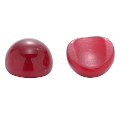 Halbrunde ABS-Kunststoff-Perlen-Cabochons MRMJ-Q092-6mm-D06