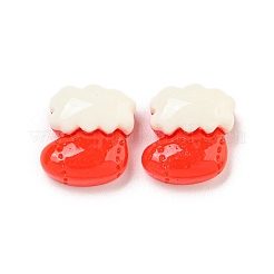 Deko-Cabochons aus undurchsichtigem Harz mit Weihnachtsmotiv CRES-B022-01E