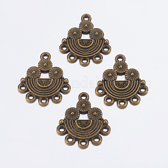 Legierung Rhinestone Connector  Fassungen mit Verbinder X-EA10681Y-AB