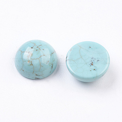 Natur Howlite Cabochons G-E482-02A