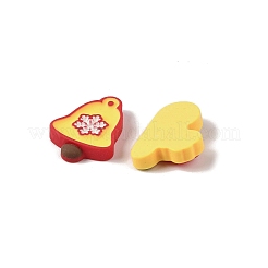 Weihnachts-Deko-Cabochons aus undurchsichtigem Harz RESI-S391-01